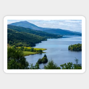 Loch Tummel from Queen's View Sticker